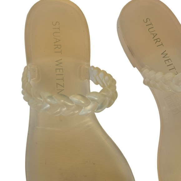STUART WEITZMAN Braida Womens Open Toe Slip On Jelly Sandals SZ. 8 - Picture 5 of 11